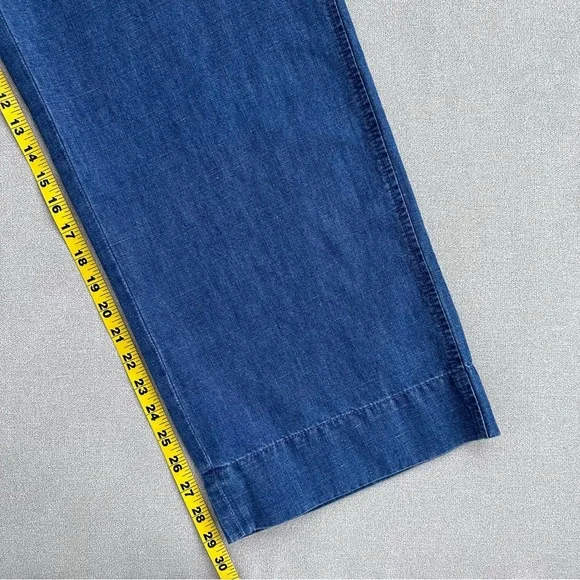 Talbots New England Chino Denim Hemp Blend Pants. Size 14. - Picture 8 of 9